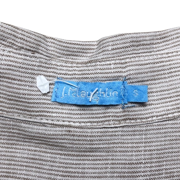 J McLaughlin Fallon Tunic Top Small Linen Popover Relaxed Breathable Minimalist - Picture 6 of 9